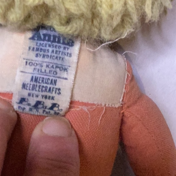 1930’S ORPHAN ANNIE CLOTH FAMOUS ARTIST SYND. AMERICAN NEEDLECRAFTS NY DOLL - Picture 9 of 13